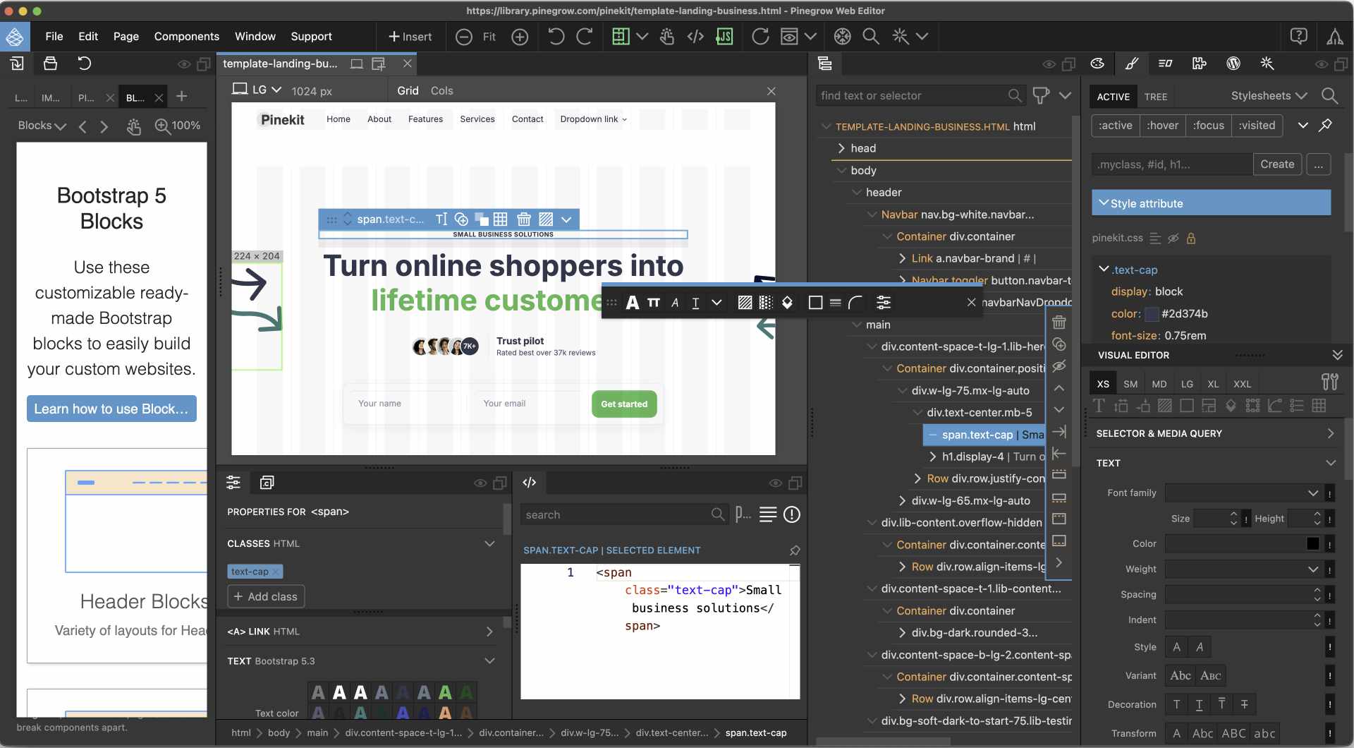Crowded user interface